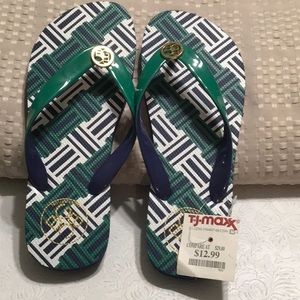 NWT BCBG women’s flip flops